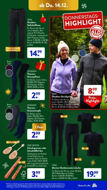 Merino-Outdoorunterwäsche