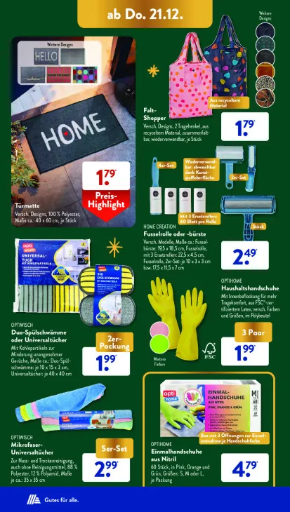 Duo-Spülschwämme oder Universaltücher