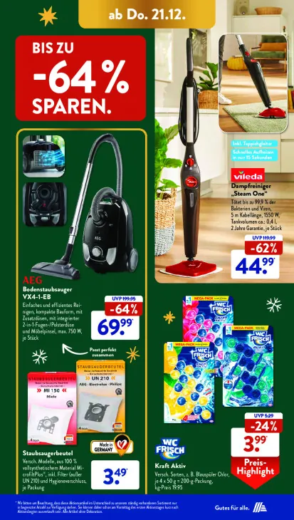 Bodenstaubsauger VX4-1-EB