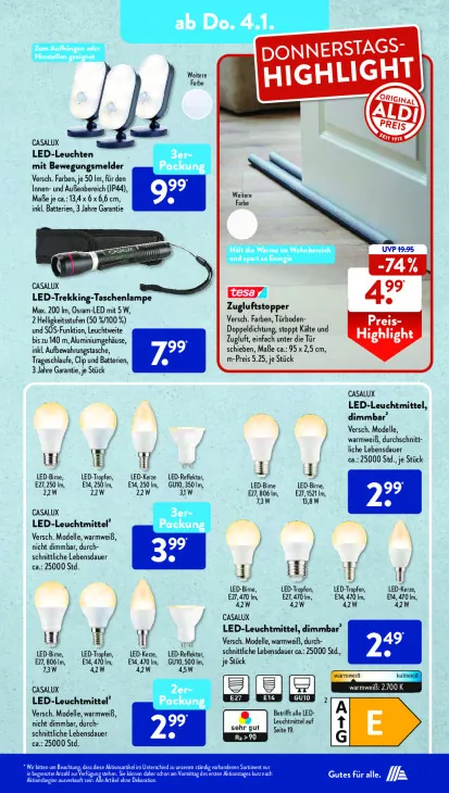 LED-Leuchten mit Bewegungsmelder