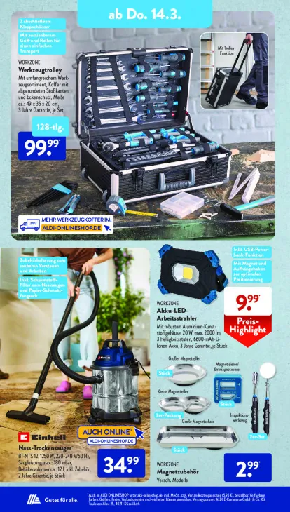 Akku-LED-Arbeitsstrahler