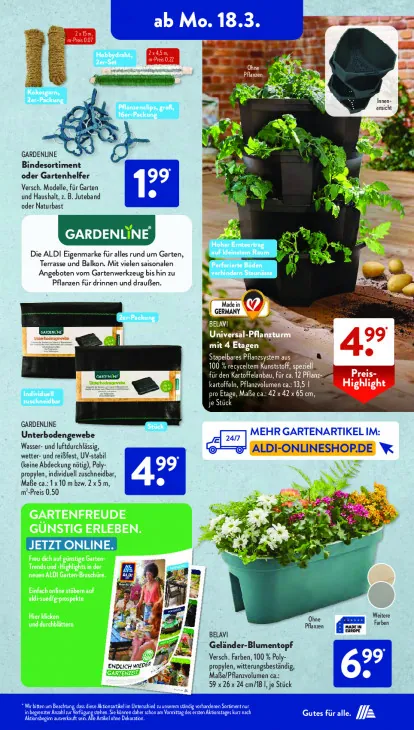 Bindesortiment oder Gartenhelfer