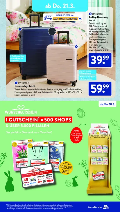 Reisetrolley, leicht