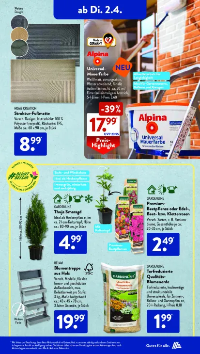 Blumentreppe aus Holz