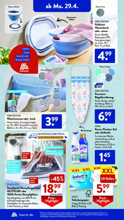 EasySpeed-Dampfbügeleisen GC1751/80 oder 1000-Series-Dampfglätter