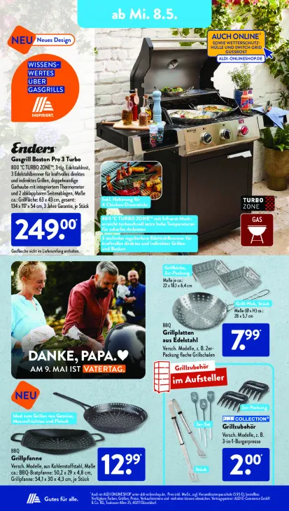 Gasgrill Boston Pro 3 Turbo