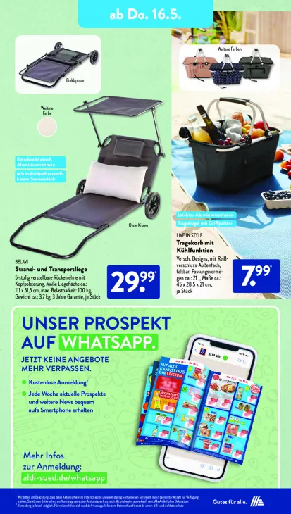 Strand- und Transportliege