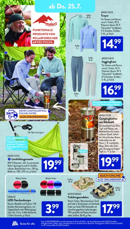 Campingkocher aus Edelstahl