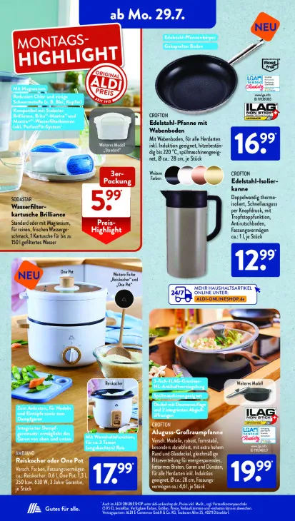 Aluguss-Großraumpfanne