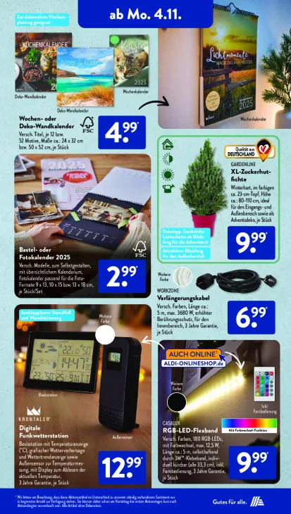 Bastel- oder Fotokalender 2025