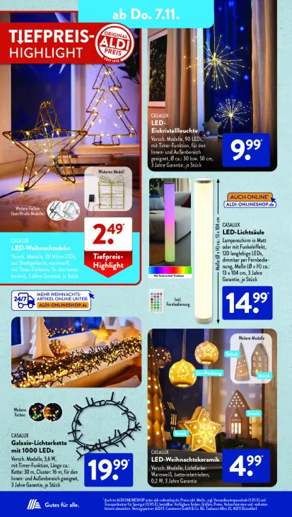 Galaxie-Lichterkette mit 1000 LEDs