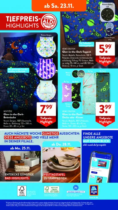 Glow-in-the-Dark-Bettwäsche