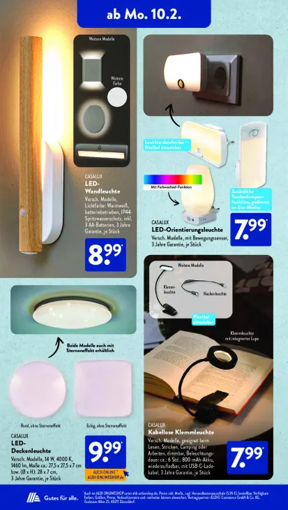 Kabellose Klemmleuchte