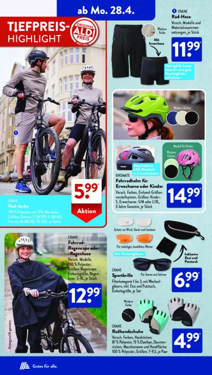 Fahrrad-Regencape oder -Regenhose