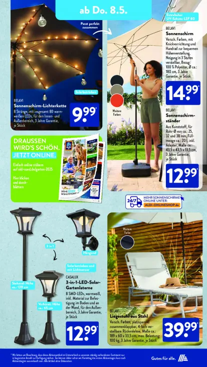 3-in-1-LED-Solar-Gartenlaterne