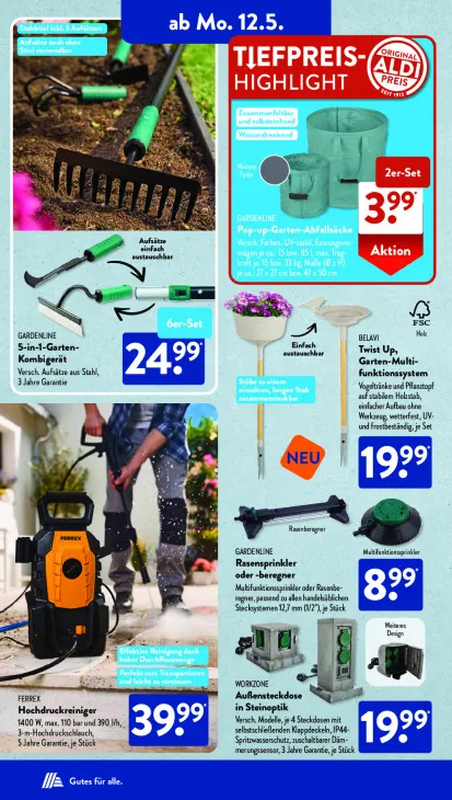 5-in-1-Garten-Kombigerät