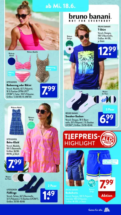 Badeanzug oder Bikini