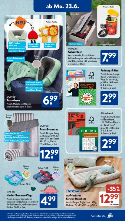 Aufblasbares Kinder-Reisebett