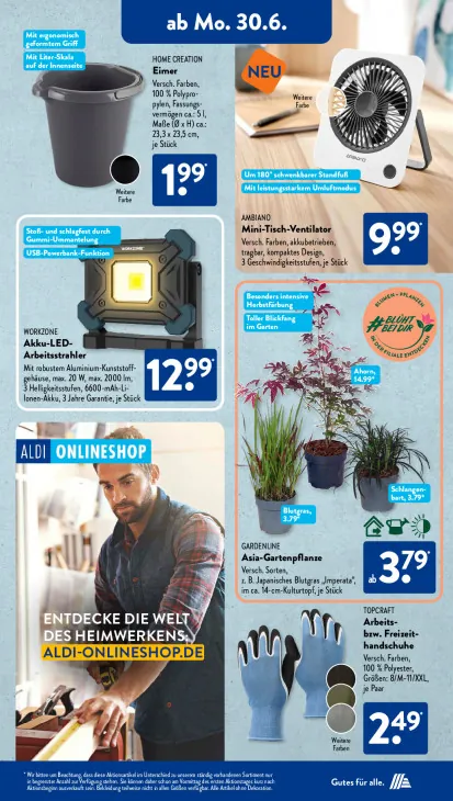 Akku-LED-Arbeitsstrahler