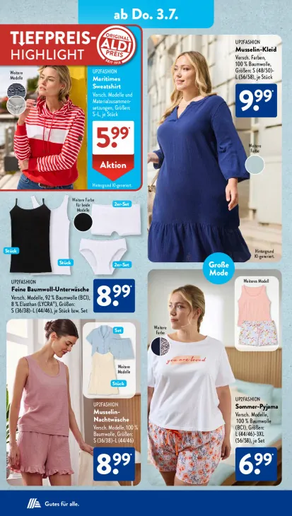 Feine Baumwoll-Unterwäsche