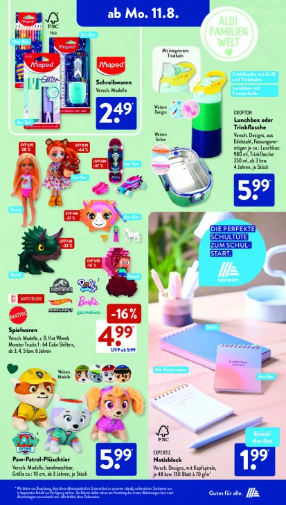 Lunchbox oder Trinkflasche