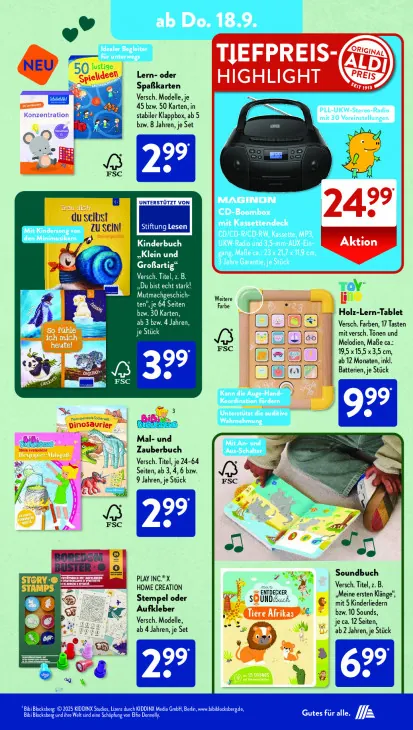 CD-Boombox mit Kassettendeck