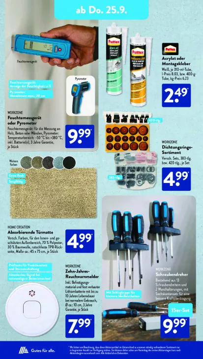 Absorbierende Türmatte