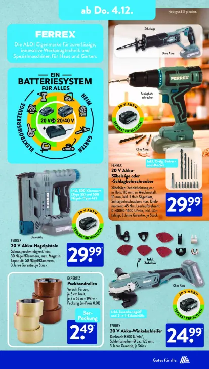 20 V Akku-Nagelpistole