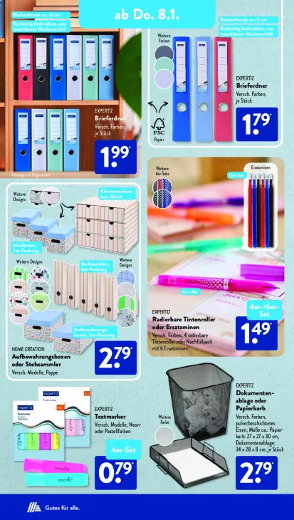 Aufbewahrungsboxen oder Stehsammler