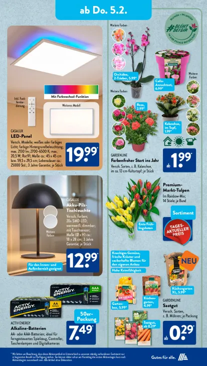 Akku-Pilz-Tischleuchte