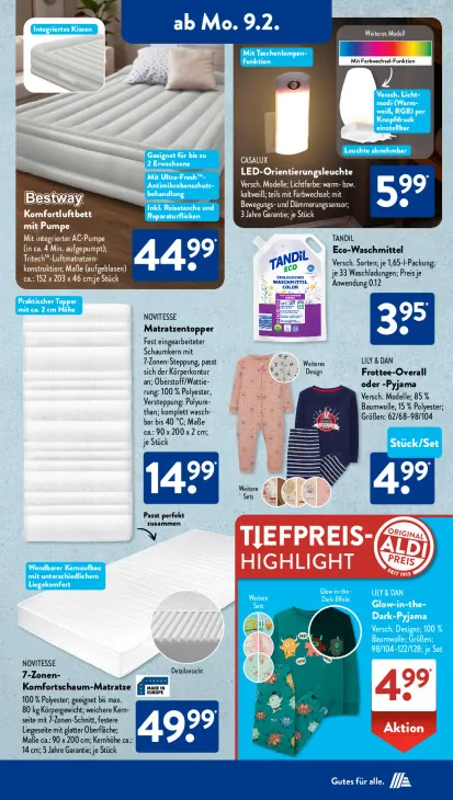 7-Zonen-Komfortschaum-Matratze