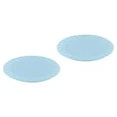 Frühlingsgeschirr, Suppen Teller 2 Stück, Blau