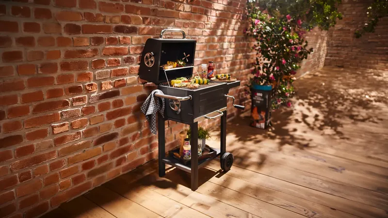 Holzkohle-Grillwagen Mason S