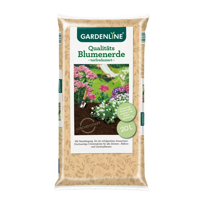 Qualitäts-Blumenerde