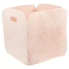 Filzsortiment, Korb, Beige