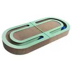 Kratzspielzeug und Streufangmatte, Faltbar