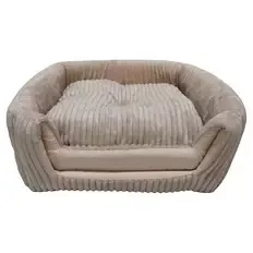 2-in-1 kleines Haustierbett, Beige