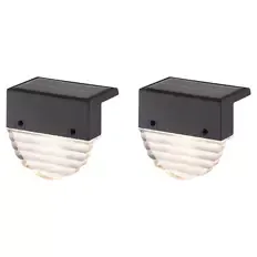 Solar Außenleuchten, 2er Solar Rund