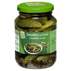 Feine Cornichons 130 g, Kräuter