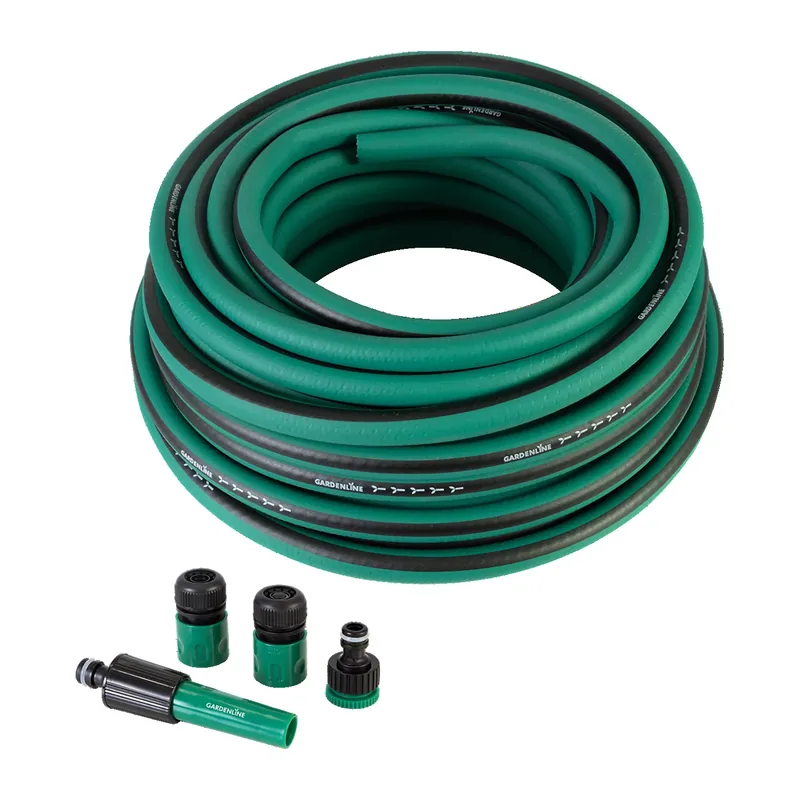 Gartenschlauch mit Anschlüssen