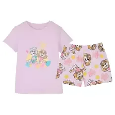 Kleinkinder-/Kinder-Shorty-Pyjama, Rosa Paw Patrol, 98/104
