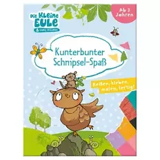 Beschäftigungsbuch, Die kleine Eule, Kunterbunter Schnipsel-Spaß