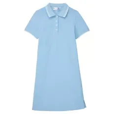 Damen Poloshirt-Kleid Maritim, Blau, S 36/38