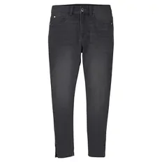Damen Jeggings Cropped, Grau, 36