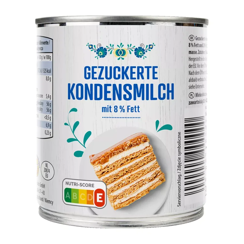 Gezuckerte Kondensmilch