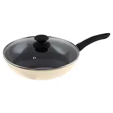 Keramikpfanne oder -topf, 28 cm, Pfanne, Creme