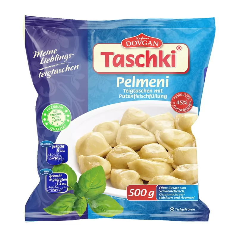 Taschki Pelmeni Putenfleisch