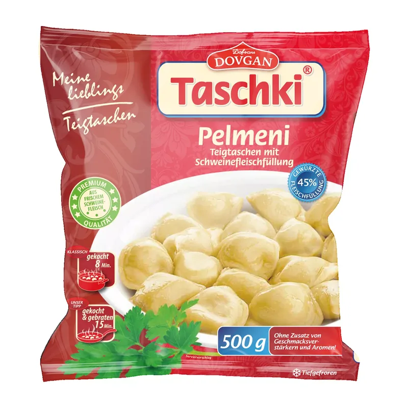 Taschki Pelmeni Schweinefleisch