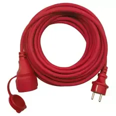 Verlängerungskabel 20 m, Rot