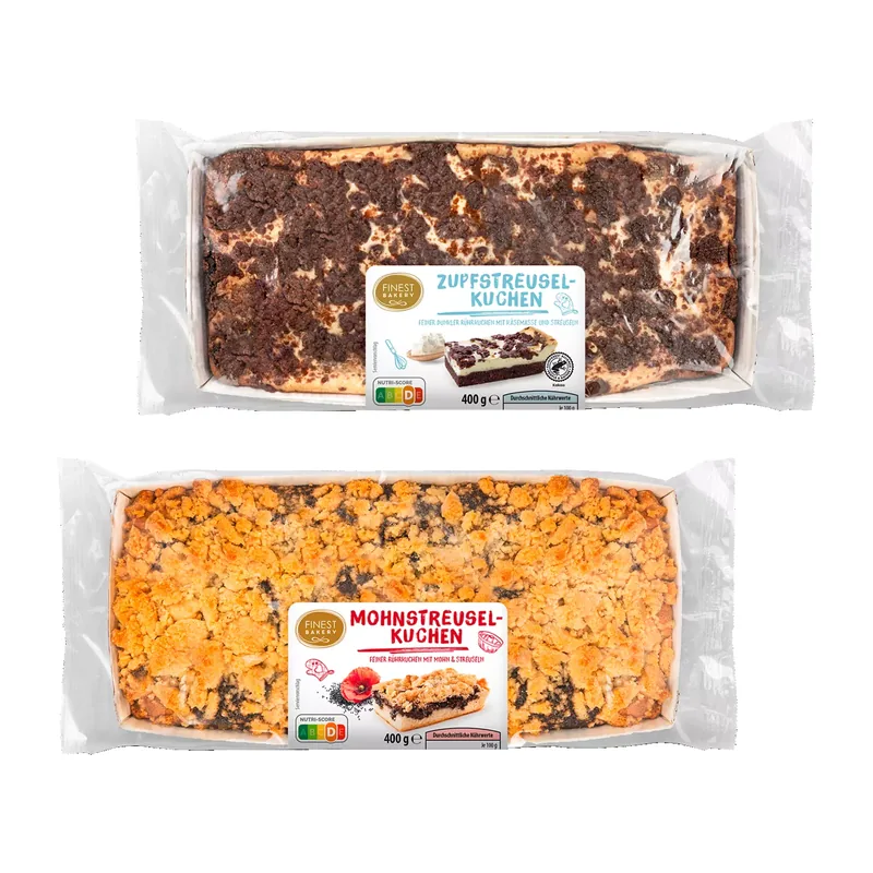 Zupfstreusel- / Mohnstreuselkuchen